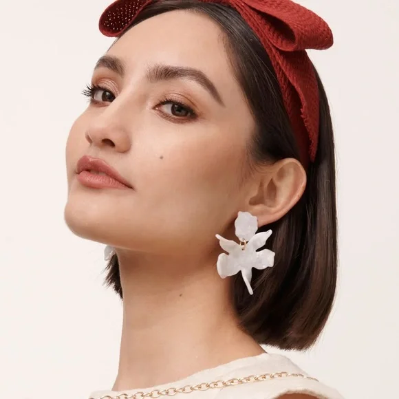 Lele sadoughi pearl hoops sale